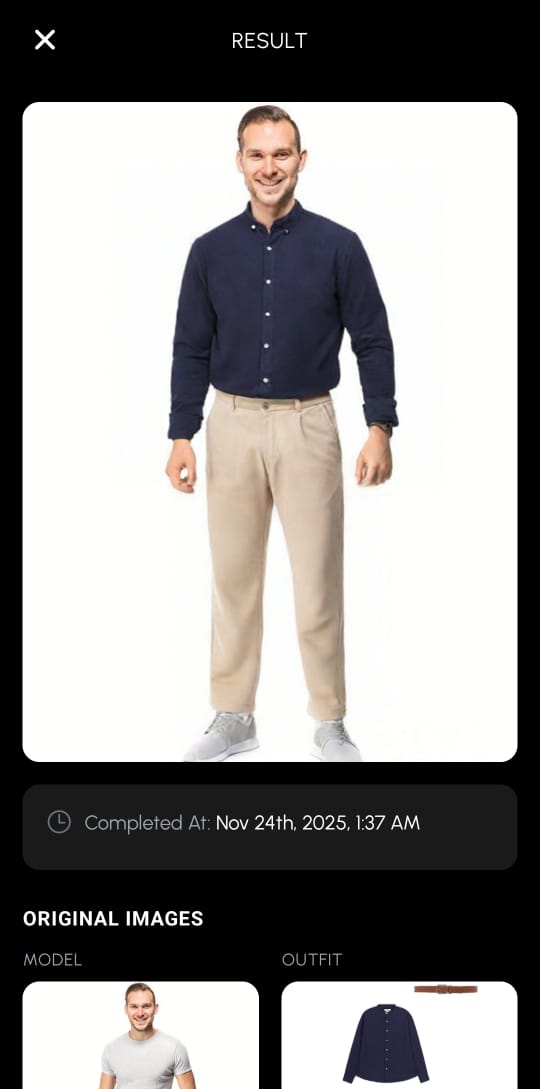 Oviro closet organization screen